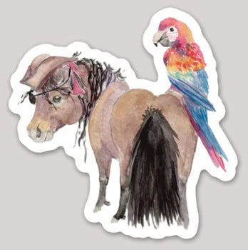 Adorable Chubby Ponies Stickers